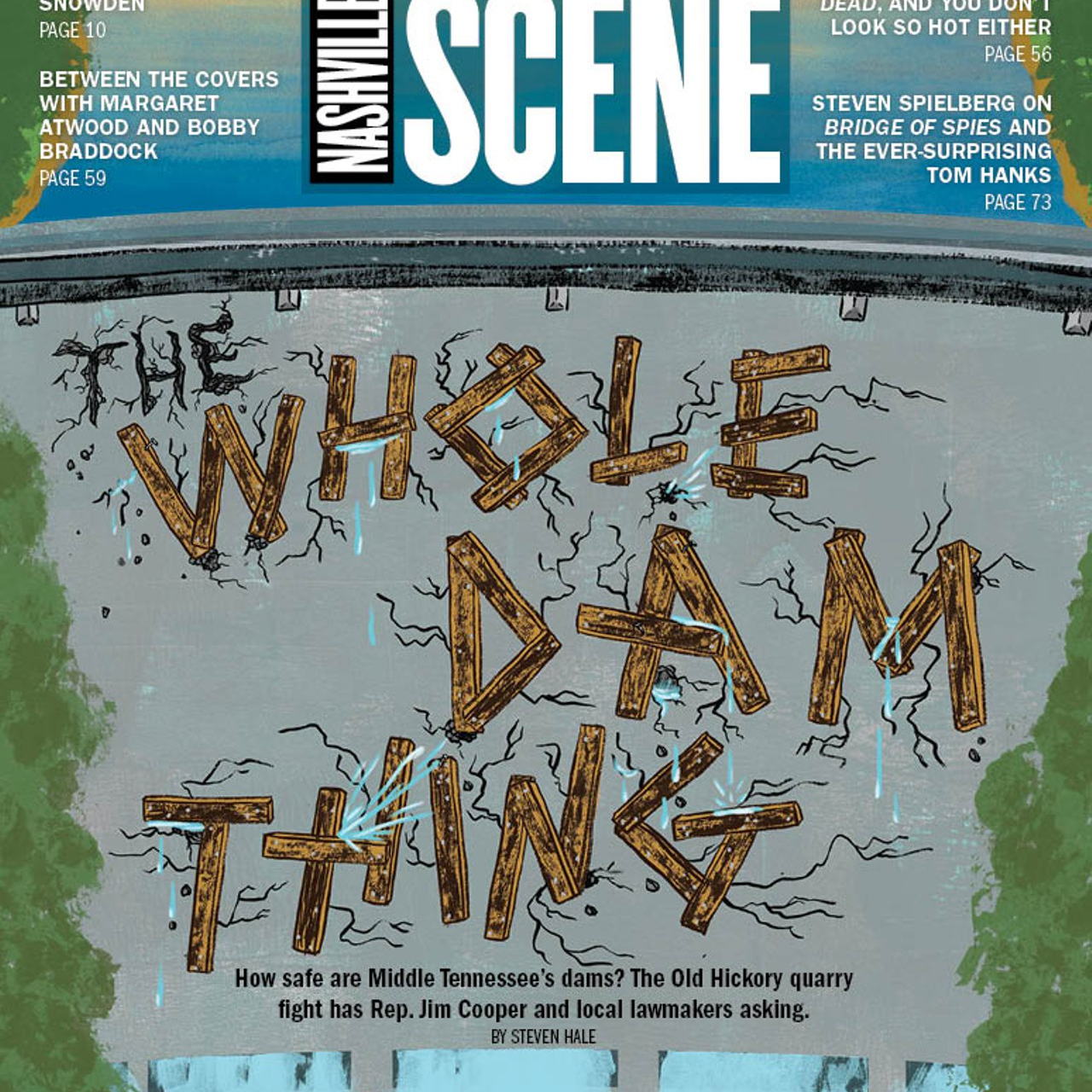 Front of the Book: Dams, Edward Snowden, and the Titans